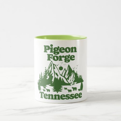 Pigeon Forge Tennessee Two_Tone Coffee Mug