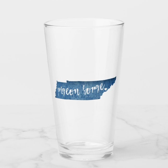 Pigeon Forge Tennessee Wood Grain Glass (Front)