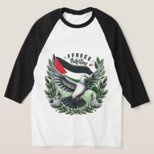 Pigeon free Palestine Flag, Save Palestinian T-Shirt