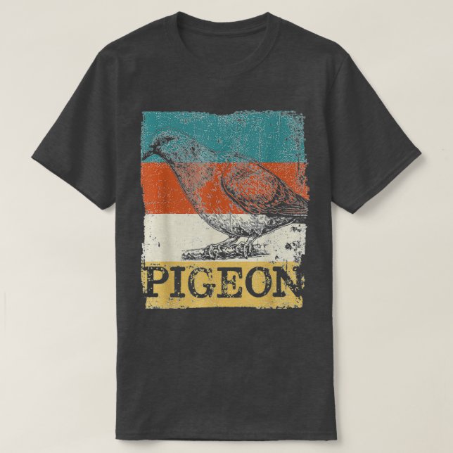 Pigeon Homing Fancier Trainer Gift American Racing T-Shirt (Design Front)