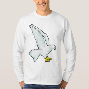 Pigeon Ice skating Ice skates T-Shirt