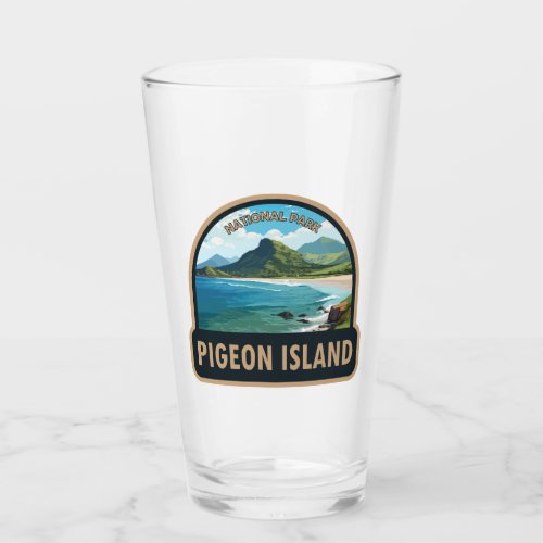 Pigeon Island National Park Saint Lucia Travel Art Glass