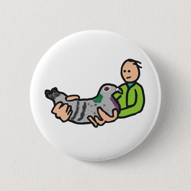 Pigeon Keeping Button (Front)