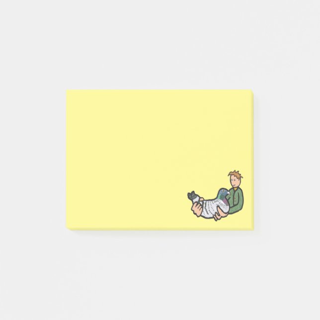 Pigeon Keeping Post-it Notes (Front)