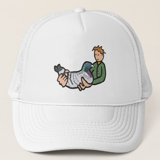Pigeon Keeping Trucker Hat (Front)