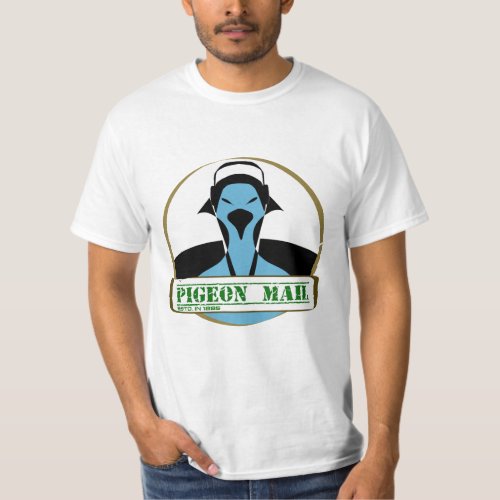 Pigeon mail design t_shirt for men and women