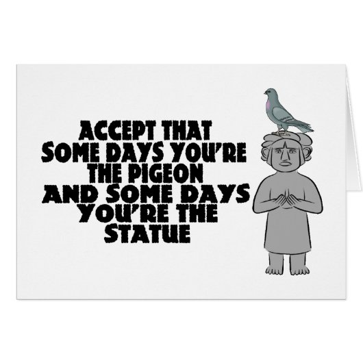 Pigeon Or Statue Cards (Front Horizontal)