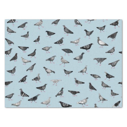 Pigeon Pattern Tissue Paper