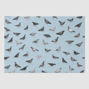 Pigeon Pattern Tissue Paper