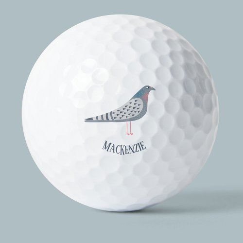 Pigeon Personalized Golf Balls