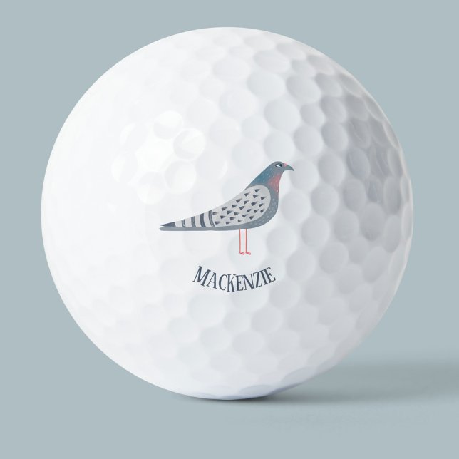 Pigeon Personalized Golf Balls (Creator Uploaded)