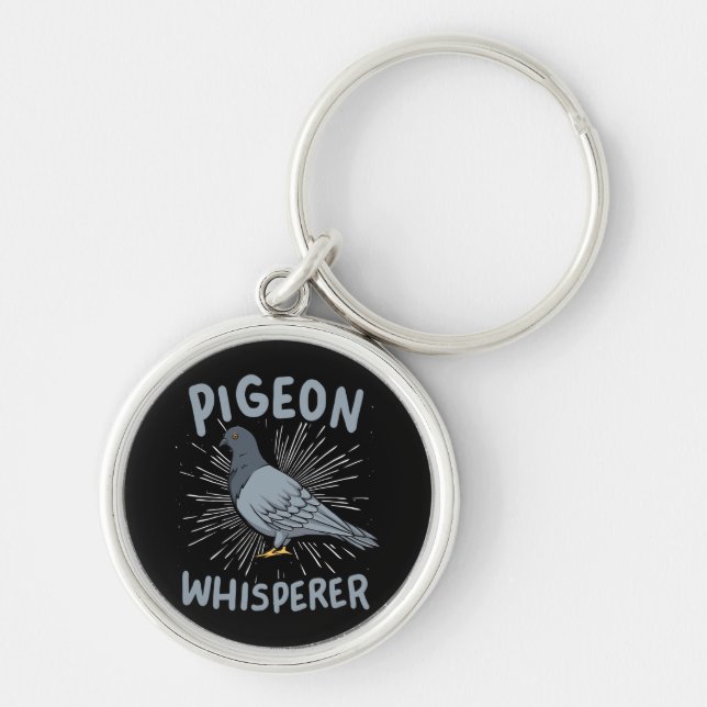 Pigeon - Pigeon Whisperer Keychain (Front)