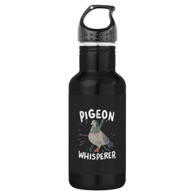 Pigeon - Pigeon Whisperer Stainless Steel Water Bottle (Front)