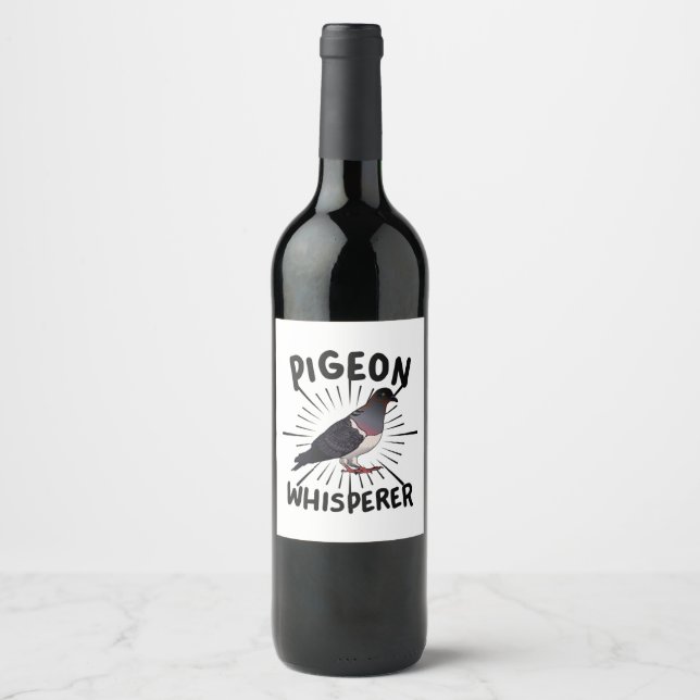 Pigeon - Pigeon Whisperer Wine Label (Front)