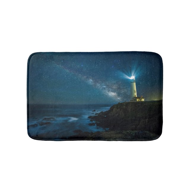 Pigeon Point Light Station, Ca Bathroom Mat (Front)