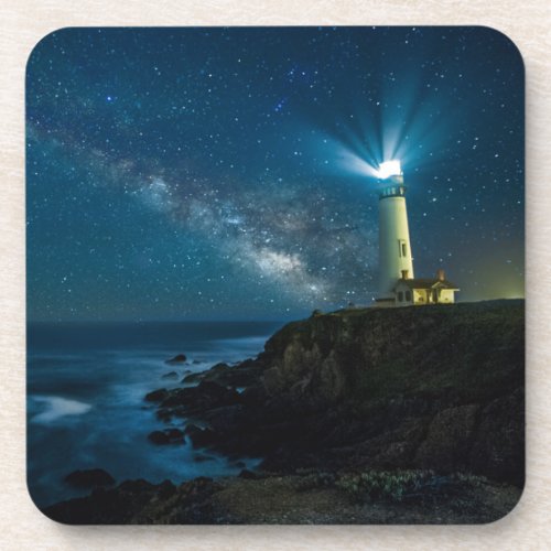 Pigeon Point Light Station Ca Beverage Coaster