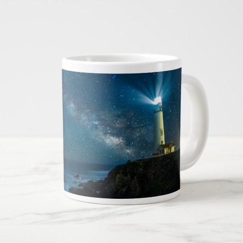 Pigeon Point Light Station California Giant Coffee Mug