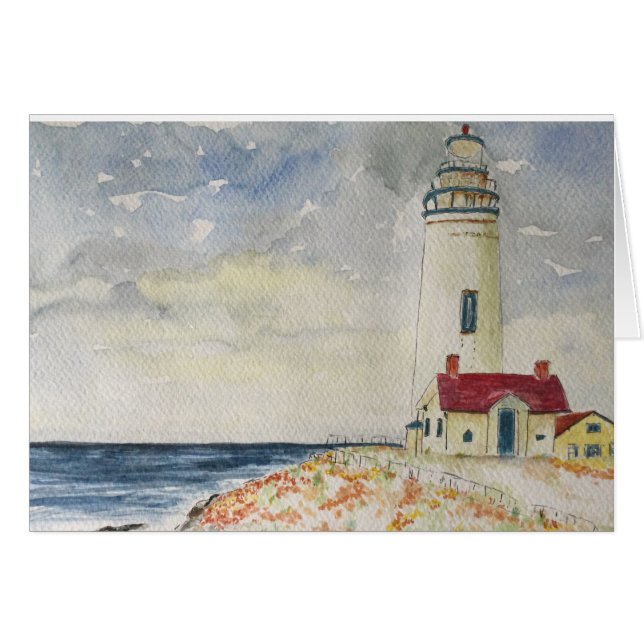 Pigeon Point Lighthouse California   Cards (Front Horizontal)
