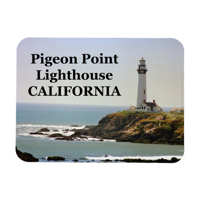 Pigeon Point Lighthouse, California Flexi-Magnet Magnet (Horizontal)