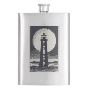 Pigeon Point Lighthouse California Moon Flask