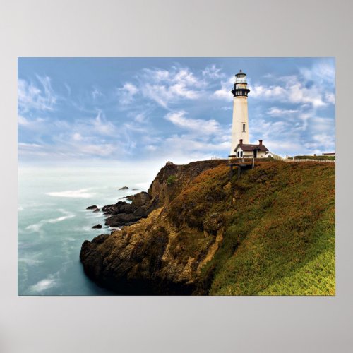 Pigeon Point Lighthouse  California Poster