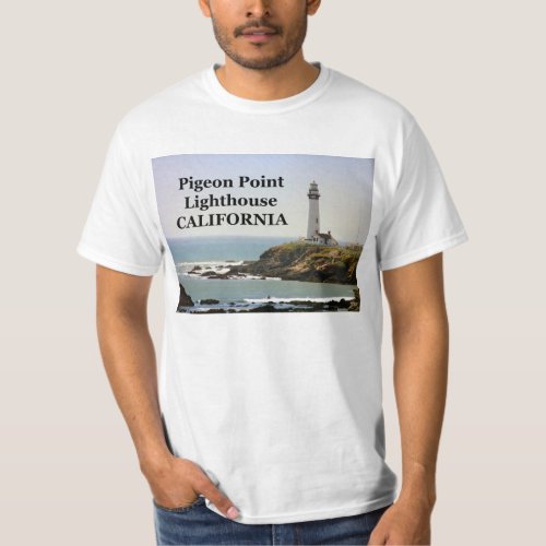 Pigeon Point Lighthouse California T_Shirt