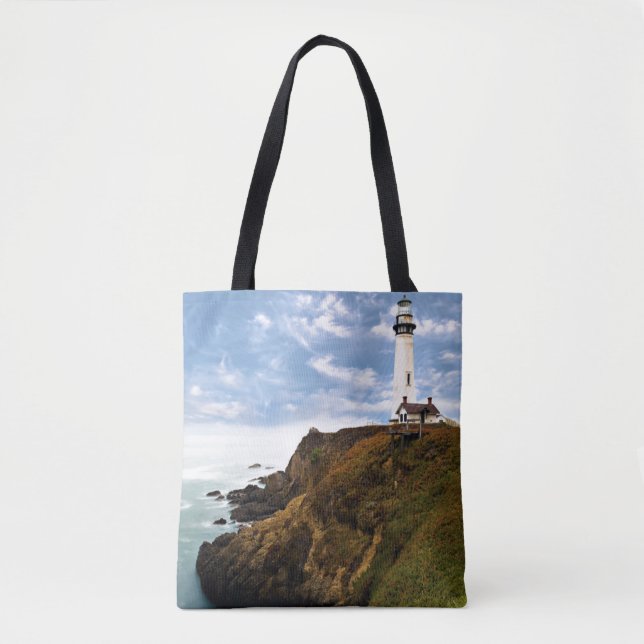 Pigeon Point Lighthouse | California Tote Bag (Front)