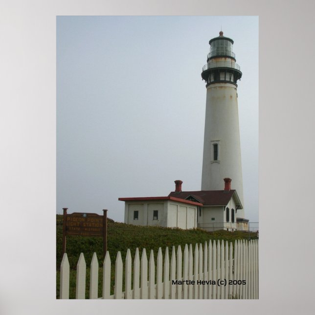 Pigeon Point Lighthouse Print (Front)