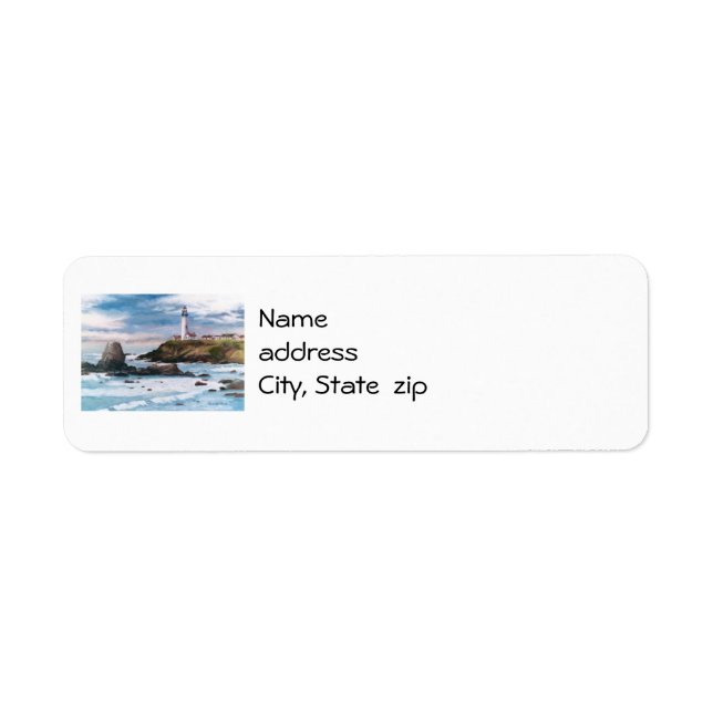 Pigeon Point Lighthouse Return Address Labels (Front)