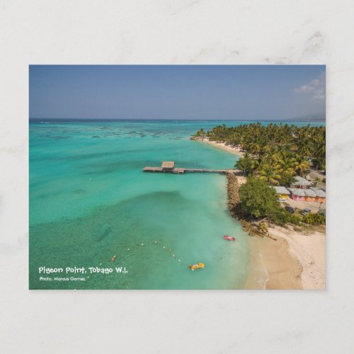 Pigeon Point Tobago Postcard