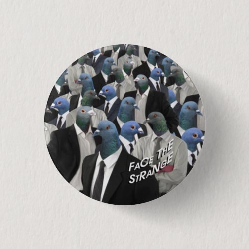 Pigeon Posse badge Button