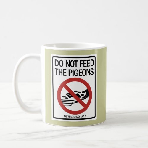 Pigeon  Preacher Offerings mug