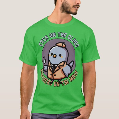 Pigeon Private Detective T_Shirt