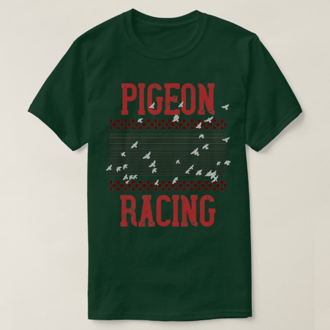 Pigeon Racing 33 T-Shirt (Design Front)