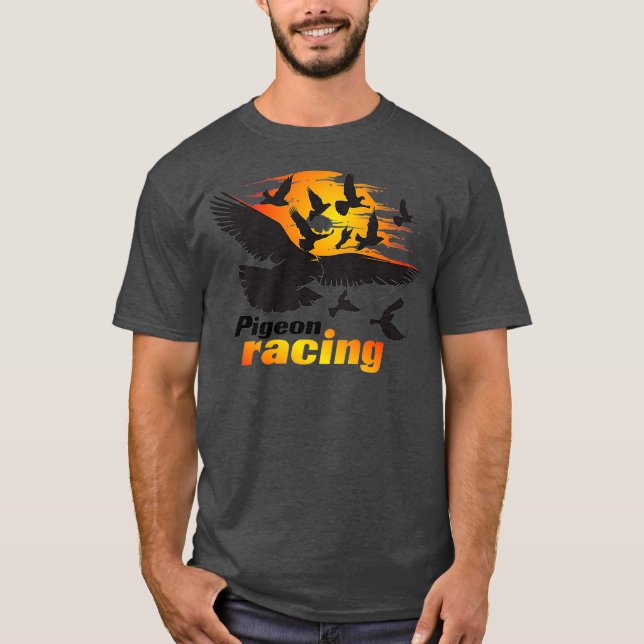 Pigeon Racing Shirt  Classic Bird Racers  Gift_4 (Front)