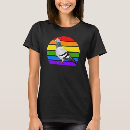 Pigeon Rainbow Bird Birdwatcher Songbird Diversity T_Shirt