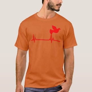 Pigeon red heartbeat 1 T-Shirt