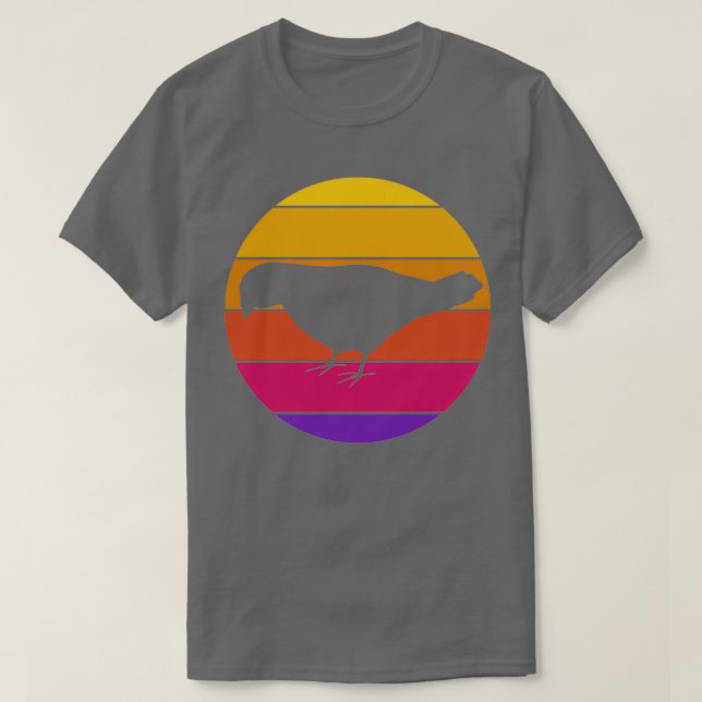 Pigeon Retro Pigeon Gift Bird Funny T-Shirt (Design Front)