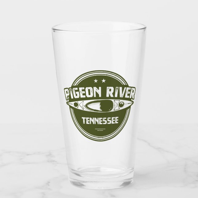 Pigeon River, Tennessee Glass (Front)