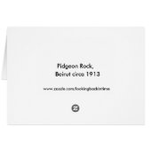 Pigeon Rock Cards (Back Horizontal)