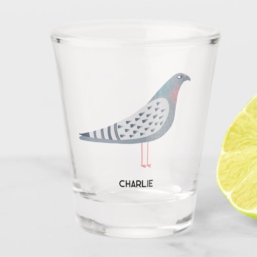 Pigeon Shot Glass