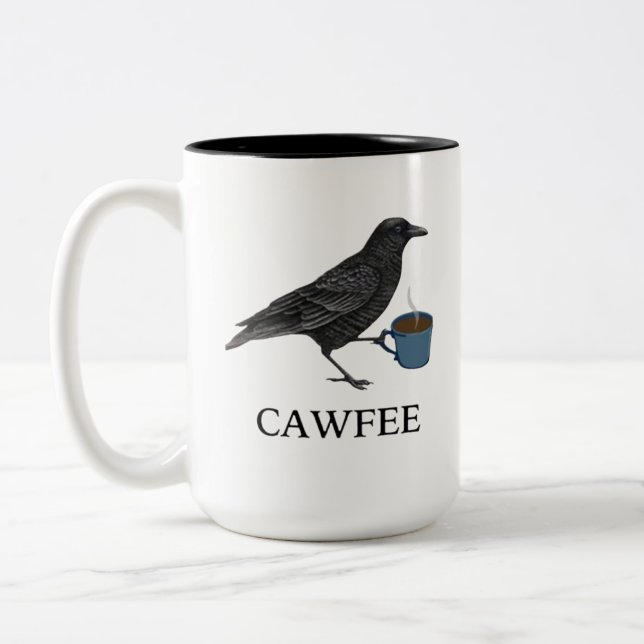 pigeon Simple Modern Cool Name and Photo Mug (Left)