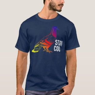 Pigeon Stay Coo Breeder Pigeon Racing Gift T-Shirt