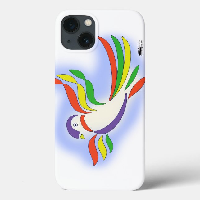 Pigeon Stylized Bird Case-Mate iPhone Case (Back)