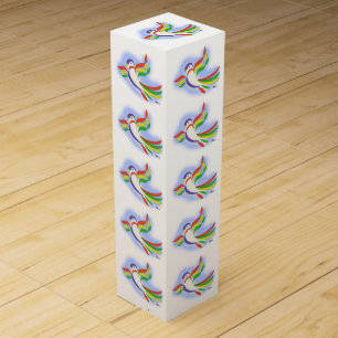 Pigeon Stylized Bird Wine Box