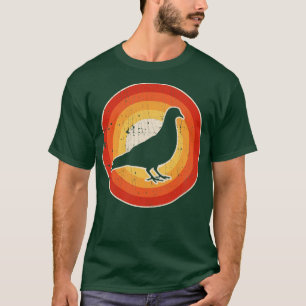 Pigeon Sunset Retro for Men Women Boys Girls Kids T-Shirt