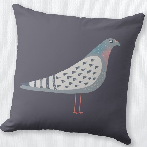 Pigeon Throw Pillow