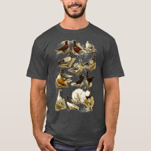 PIGEON Vintage Breeds of Pigeons funny gift T-Shirt