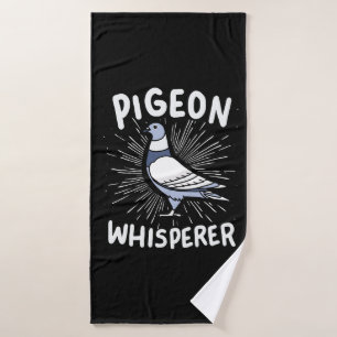 Pigeon Whisperer Bath Towel