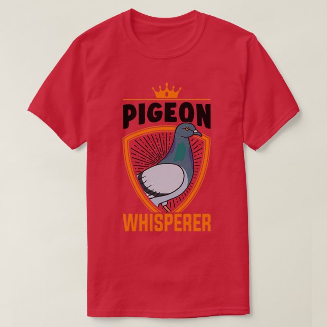 Pigeon Whisperer Fancier Carrier 2 T-Shirt (Design Front)